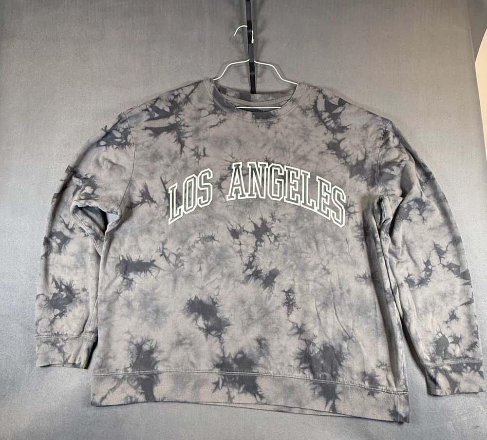 Original Use Los Angeles Galaxy Black Tie Dye Regular Fit Sweatshirt XXL
